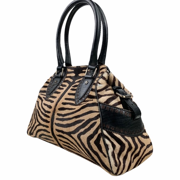 FENDI Zebra-Print Calf Hair Bag Du Jour - Picture 4 of 16